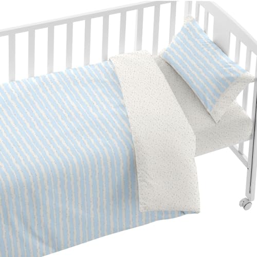 Capa de Berço BURRITO BRANCO (Algodão - Branco) Burrito Blanco - Capas de edredão - algodão, branco