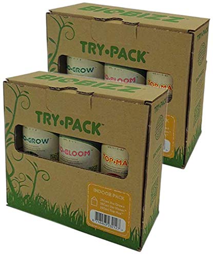 BioBizz Try-Pack Indoor Mega Pack 3 X 500Ml (6 X 250Ml) BioBizz - Adubos - biológico, flores, frutos, racimos