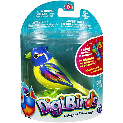 Brinquedo INTERACTIVE PFEIFRING Digibirds SILVERLIT - Produtos para animais de estimação - microfone, gravação de sons, pássaros diferentes