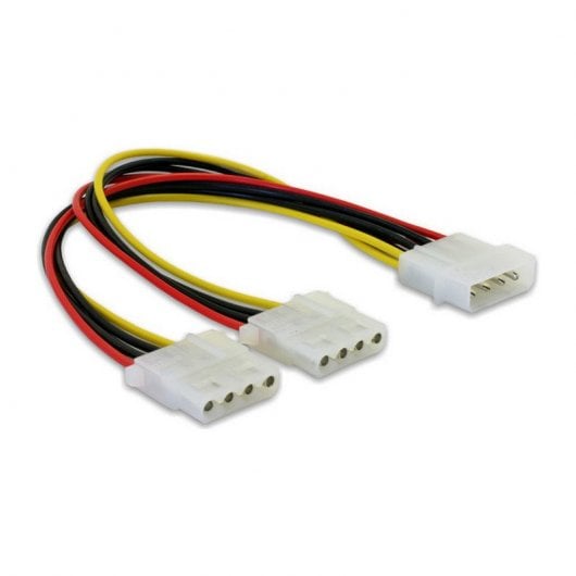 Cabo de Alimentação DELOCK (Molex - Molex - 0.1 m - Preto) Delock - Cabos de sistema e alimentação - male/female, 0.1m, molex, preto