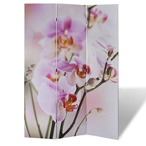 Biombo Dobrável VIDAXL com Estampa de Flores (120x170 cm) vidaXL - Conjuntos de móveis - dobrável, estampa de flores, 120x170 cm