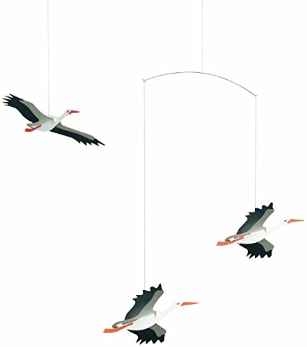 Móvel Decorativo FLINSTONE'S Mobile Glücksstörche (Multicor) Flensted Mobiles - Móbiles para bebê - flintstone, glückstörche, multicor