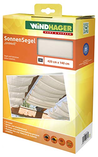 Toldo Solar WINDHAGER 10872 (Cinzento - Poliéster) Windhager - Guarda-sóis e toldos de exterior - toldo solar, Windhager, 10872, cinzento, poliéster