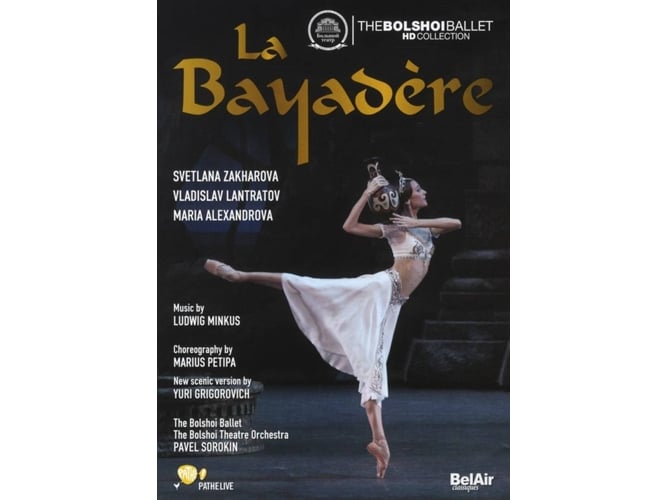 Blu-Ray La Bayadere - Bolshoi Ballet (Edição em Espanhol) BELAIR - Dvds e vídeos - ballet, bolshoi ballet, svetlana adushkina, andrey merkurin