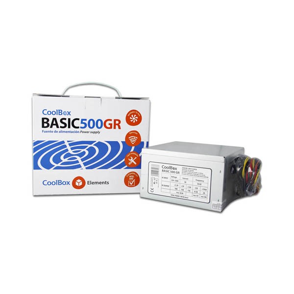 Fonte de Alimentação COOLBOX Basic 500 GR COOLBOX - Baterias - fonte, alimentação, coolbox