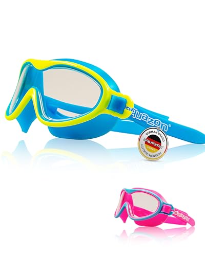 Óculos de Natação AQUAZONE Wave Junior (Tamanho Único) AQUAZON - Máscaras de mergulho e snorkeling - óculos, natação, junior