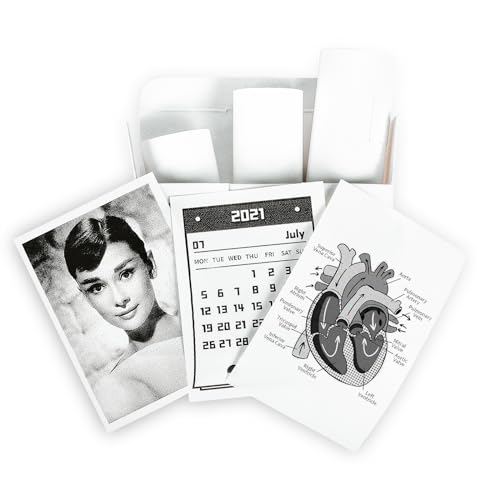 Memoking T02/M02X/M02L Papel Térmico Branco Memoking - Filme de laminação, pochetes e folhas - papel térmico, branco, 10 anos, 53 mm