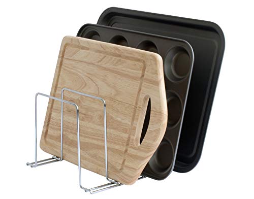 Suporte para Tabuleiros SimplyWire Branco Bloomsbury Mill - Organizadores de cozinha - suporte, tabuleiro, branco