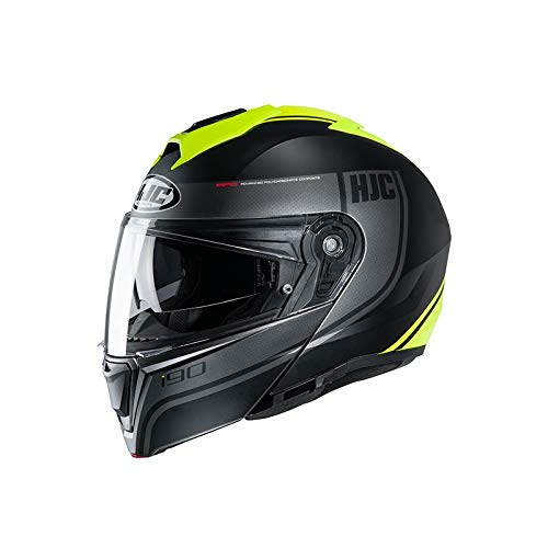 Capacete de Motociclismo HJC I-Pipe I90 (S) HJC Helmets - Capacetes de motocicleta - motociclo, policarbonato, visor integrado, lentes incluídas