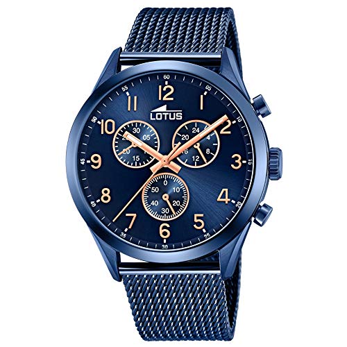 Relógio LOTUS 18638/1 (Preto - Aço inoxidável) Lotus - Relógios - aço inoxidável, cronógrafo, hora de verão, alarme
