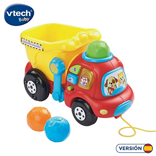 Brinquedo Educativo VTECH Miguelón Remolque VTech - Caminhões de brinquedo & veículos de construção - educativo, música, ferramentas, cores