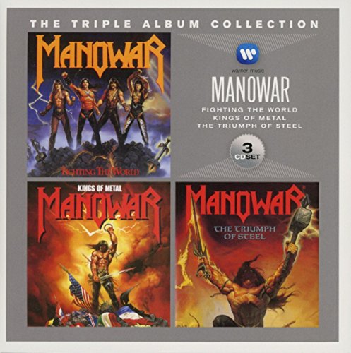 CD Manowar - The Triple Album Collection (3 CDs) RHINO - Música e gravações de som - triple album, 3 CDs