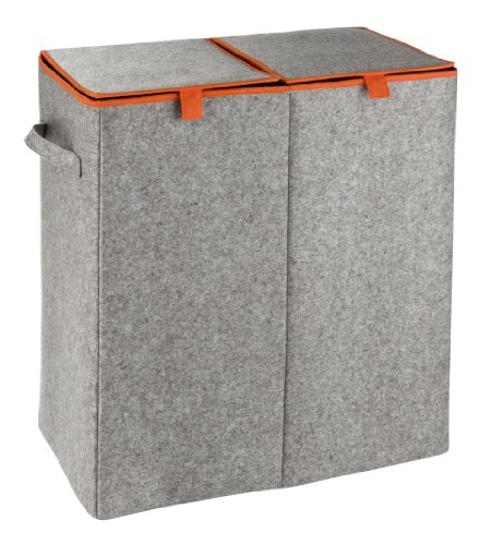 Cesto de Roupa WENKO Duo (Laranja - Plástico) Wenko - Aparelhos de lavanderia - laranja, plástico