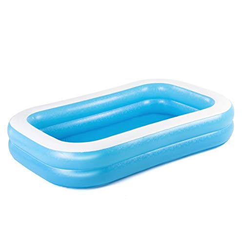 Piscina Insuflável Bestway Rectangular | 262X175X51Cm Bestway - Brinquedos - 778L, vinil resistente, paragens laterais, remendo extra forte