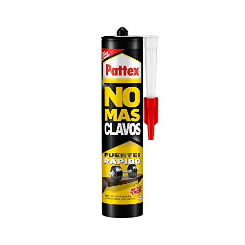 Pattex No More Nails Original 370G 370 G Pattex - Cola e adesivos de hardware - polímeros à base de água, resistente, sem dissolventes, interiores