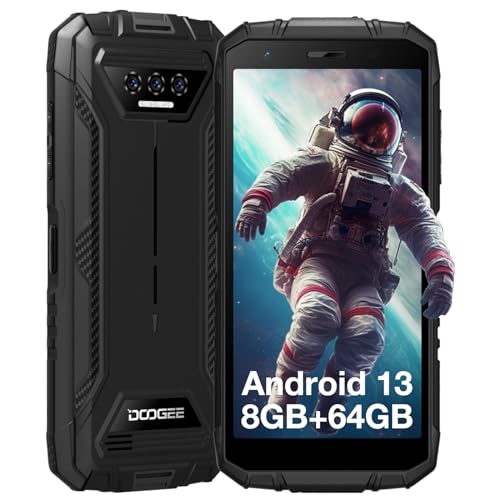 Smartphone DOOGEE S41T (6.52'' - 8 GB - 64 GB - Preto) DOOGEE - Telemóveis - 6.52, 8 gb, 64 gb, preto