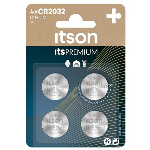 Pilha Recarregável ITSON CR2032 (Lítio - 3 V) Advanced Power Solutions - Baterias - litio, 3 V, 110 mAh, botão/moeda
