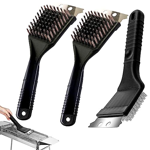 Escova de Limpeza para Churrasqueira 3 Peças SHENGSHI - Raspadores de grelha - limpeza, churrasqueira, 3 peças