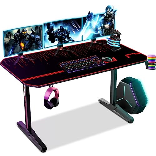 Secretária Gaming HIMIMI (PC - 140 x 60 x 75 cm) Himimi - Mesas - gaming, 140 x 60 x 75 cm
