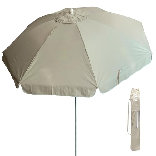 Guarda-Sol de Jardim Outsunny com Alumínio e Tela Poliéster UPF50+ 240 cm Pincho - Guarda-sóis e toldos de exterior - alumínio, tela poliéster, UPF50+, 240 cm, ajustável