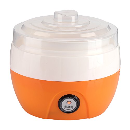 Máquina de Iogurte Automático L 1000ml Creme Orange Haofy - Eletrodomésticos de cozinha - automática, 1000 ml, creme orange
