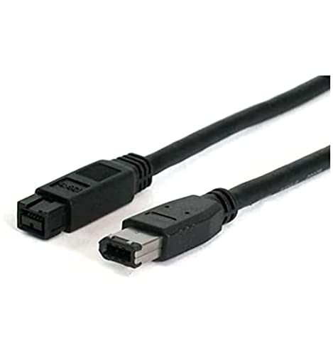 Cabo de Dados STARTECH (Firewire - 2 m - Preto) STARTECH.COM - Cabos - firewire, 2m, preto