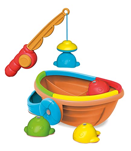 Jogo Didático CLEMENTONI Play for Future Pesca CLEMENTONI - Livros - jogo didático, CLEMENTONI, play for future, pesca, peixes coloridos, barco verde