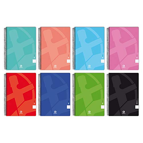 Caderno UNIPAPEL Spiral (A4 - Polipropileno - Branco) Grafoplás - Cadernos e bloco de notas - polipropileno, espiral, 60g/m, branco