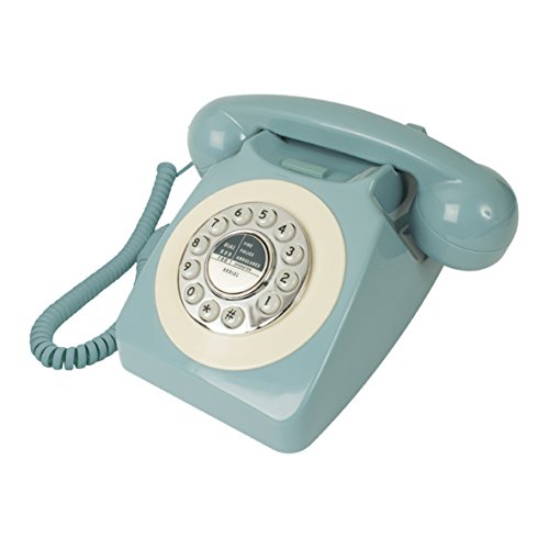 Telefone fixo BENROSS CLASSIC RETRO BLUE Benross - Telefones com fios - telefone, fixo, retro