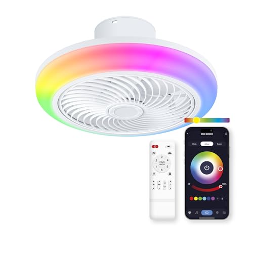 Ventoinha de Teto KSIX Siroco (30 W - Diâmetro: 45.5 cm) Ksix - Ventiladores de teto - 30w, diâmetro 45.5cm