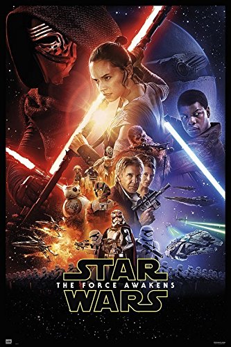 Poster ERIK EDITORES Star Wars VII (91x61.5cm) Grupo Erik Editores - Pósteres, impressões e arte visual - poster, star wars vii, 91x61.5cm, materiais de alta qualidade