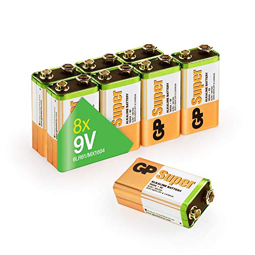 Pilhas Não Recarregáveis GP BATTERIES 23A/A23/MN21 GP BATTERIES - Baterias de uso geral - 9V, alcalina, 230mah