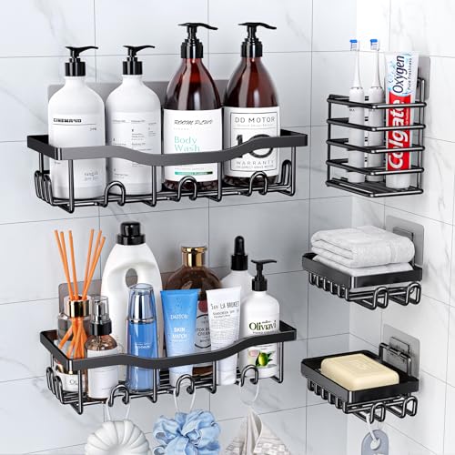 Suporte para Toalhas de Banho PKPD | Aço inoxidável PKBD - Armazenamento e organização - aço inoxidável, preto, 18 cm, 5 l