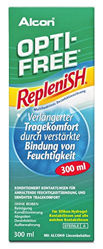 Opti Free Contact Lens Solution - Cleaners Replenish (3 x 300 ml) OPTI-FREE - Óculos de grau - limpeza, contacto, 300 ml
