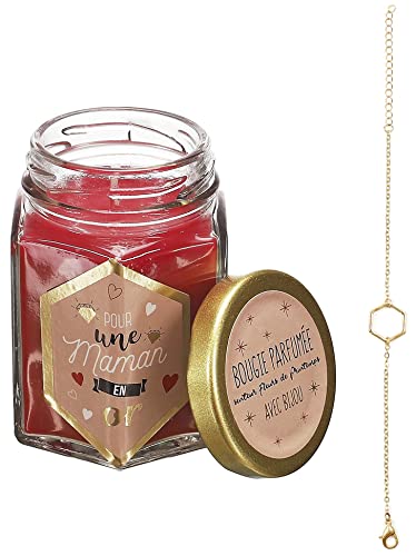 Vela Perfumada em Tarro com Joya Surpresa de Flor de Primavera THE CONCEPT FACTORY THE CONCEPT FACTORY - Velas - perfumada, flor de primavera, pulseira surpresa