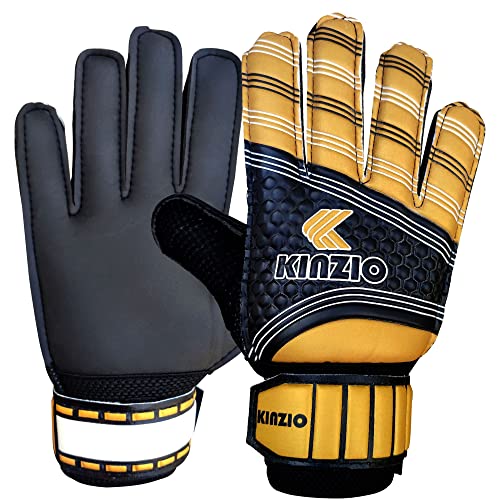 Luvas de Guarda-Redes KINZIO Unisexo (0.5 Anos) KINZIO - Luvas de futebol - 0.5 anos, unisexo, suave, resistente