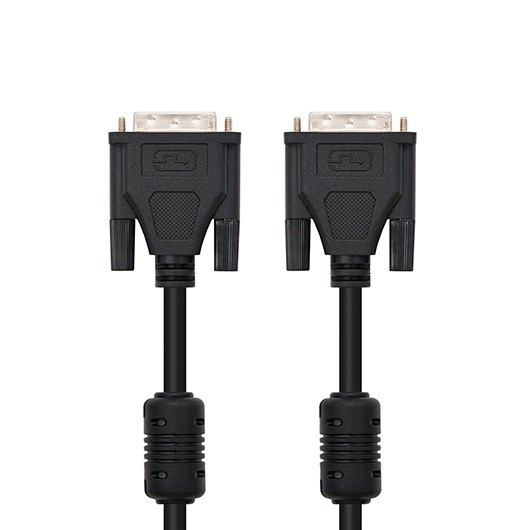 Cabo de Série NANOCABLE (DVI - 1.8 m - Preto) NANOCABLE - Cabos de áudio e vídeo - dvi, 1.8m, preto, masculino