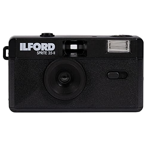 Máquina Fotográfica Instantânea ILFORD Sprite 35 II (Preto - Li-Ion - ISO: 100 a 1600) Ilford - Câmeras - instantânea, ISO 100-1600, 6.4 mp, flash incorporado