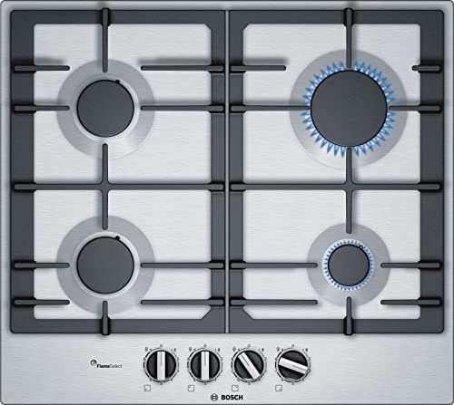 Placa de Gás BOSCH PCP6A5B90 (Gás Butano-Propano - 32.4 cm - Inox) Bosch - Cooktops - gás butano, propano, inox, 32.4 cm