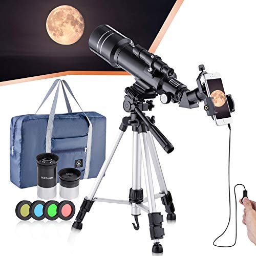 Telescópio Refrator Bnise 60-80mm com Tripé e Alça BNISE - Telescópios - telescópio refractor, bnise, 60-80mm, tripé, alça