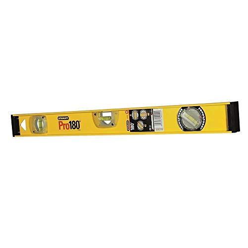 Nível Laser STANLEY PRO-180 (Até 30 m - Alcance: 30 m) STANLEY - Níveis de bolha - 30m, ajuste manual, visor LED, precisão