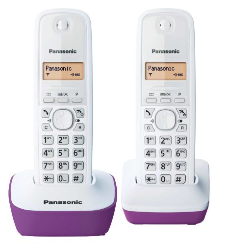 Telefone sem fio PANASONIC KX-TG1612FRH Preto Panasonic - Telefones com fios - telefone sem fio, panasonic kx-tg1612frh, preto, telemóvel, pilha aaa, comunicação