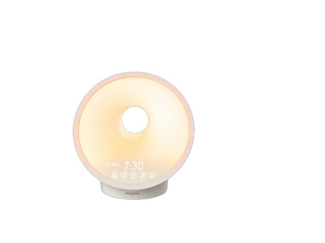 Aparelho de Luz e Som PHILIPS HF3650/01 (Branco) Philips - Relógios despertadores - aparelho, branco, som, luz
