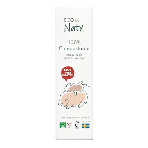 Sacos de Lixo NATY BY NATURE BABYCARE (50 unidades) Naty AB - Fraldas - lixo, 50 unidades