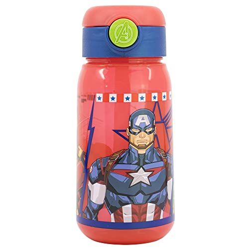 Garrafa para Crianças MARVEL Capitão América (510ml) Stor - Garrafas de água - capitão américa, 510ml, removível, pega de metal