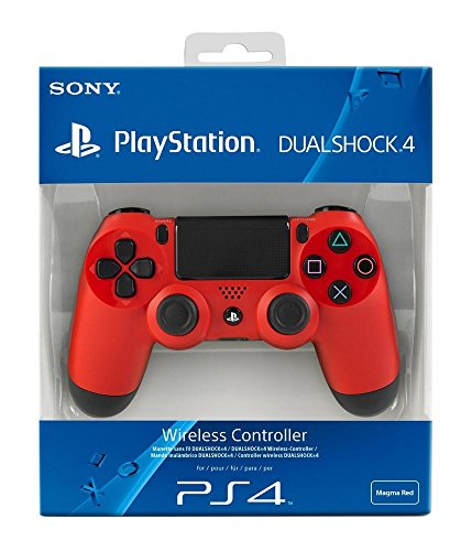 Comando PS4 SONY Dualshock V2 Vermelho Magma Sony - Controladores de jogo - sem fio, sensor de movimento, almofada analógica, teclas Share, led