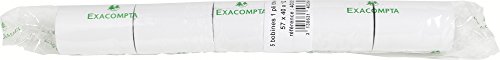 Papel Térmico EXACOMPTA Thermal Rolls Bpa Free 1Ply 55G 57X40X12Mm 18M EXACOMPTA - Rolo de papel para recibos e máquinas de adição - bpa free, 1 ply, 5,5g, 57x40x12mm