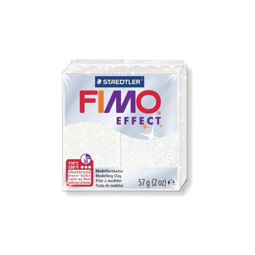 Modelo de massa STAEDTLER FIMO EFFECT (Branco) Staedtler - Materiais de cerâmica e escultura - branco, massa, fimo effect