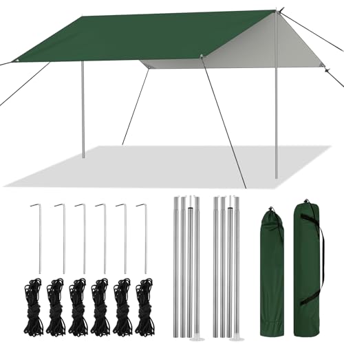 Toldo Refugio Camping Glinkado 3X3M Impermeable GLINKADO - Móveis de exterior - impermeável, 3x3m, resistente ao vento