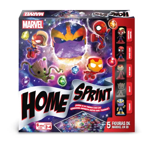 Jogos Didáticos SHUFFLE TOYS Home Sprint (3 anos) Shuffle - Jogos - 3 anos, super-heróis, jogo de mesa, marvel